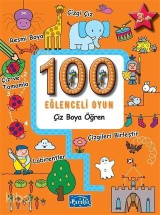 100 Eğlenceli Oyun - Çiz Boya Öğren - 1