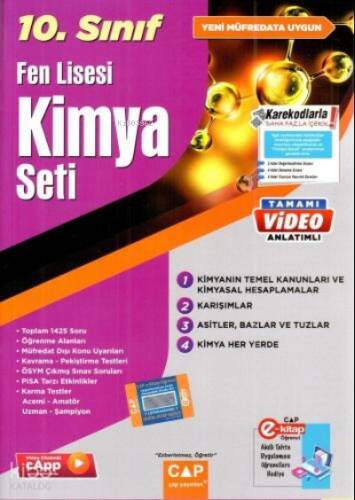 10.Sınıf Set Fen Lisesi Kimya - 2023 - 1