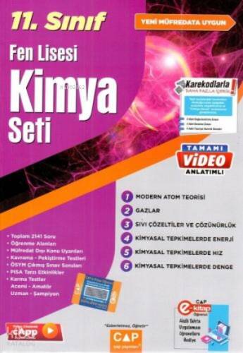 11.Sınıf Set Fen Lisesi Kimya - 2023 - 1