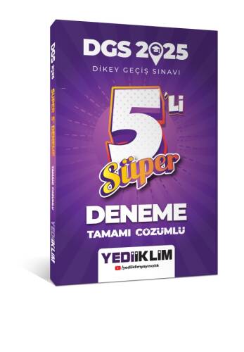 2025 DGS Tamamı Çözümlü Süper 5li Deneme - 1