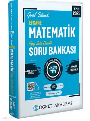 2025 KPSS Genel Yetenek Efsane Matematik Tamamı Çözümlü Soru Bankası - 1