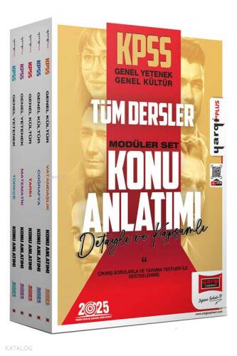 2025 KPSS GK-GY Konu Anlatımlı Modüler Set - 1