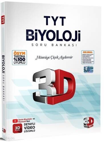 3D Yayınları TYT Biyoloji Soru Bankası - 1