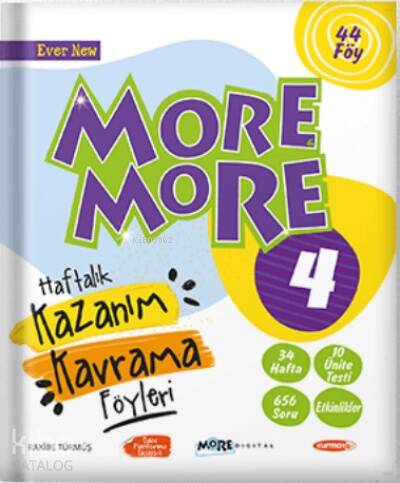 4.Sınıf More More Haftalık Kazanım Kavrama Föyleri 44 Föy Kurmay ELT - 1