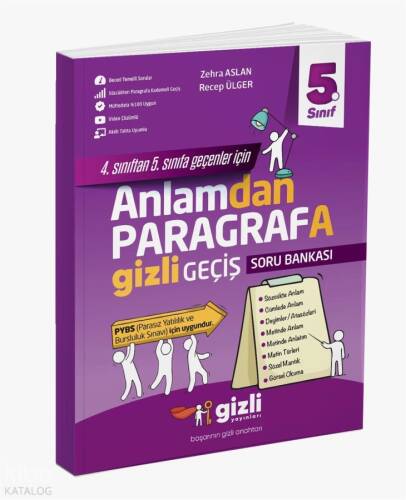 5.Sınıf İlk Adım Anlamdan Paragrafa Gizli Geçiş - 1