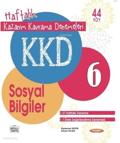 6 Sosyal Bilgiler Haftalık Kazanım Kavrama Denemeleri (44 Fasikül) - 1