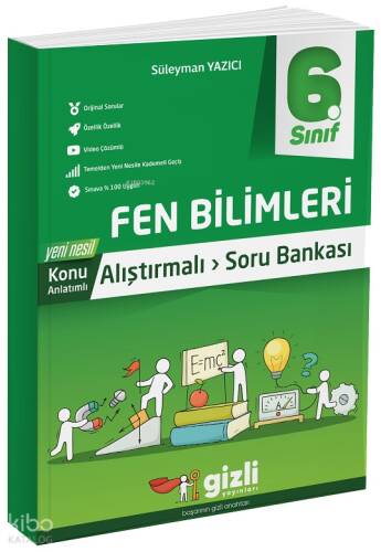 6.Sınıf Fen Bilimleri Alıştırmalı Soru Bankası - 1