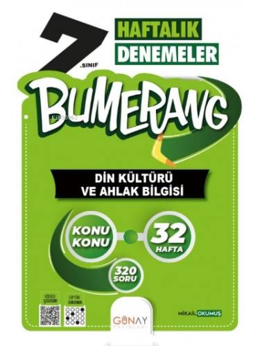 7. Sınıf Din Kültürü Bumerang Deneme - 1