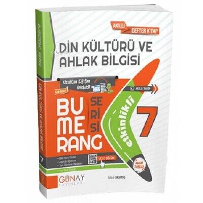 7. Sınıf Din Kültürü ve Ahlak Bilgisi Bumerang Serisi Etkinlikli Akıllı Defter - 1