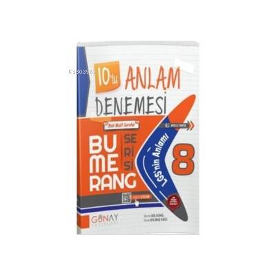 8. Sınıf Bumerang Serisi 10'lu Anlam Denemesi - 1