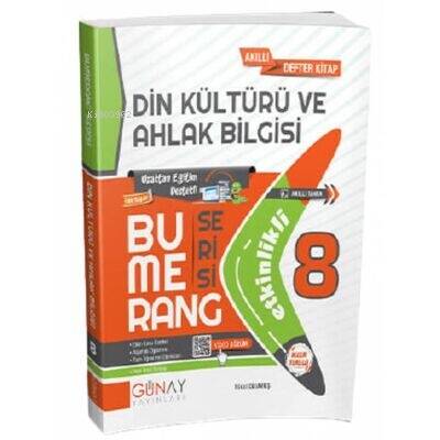 8. Sınıf LGS Din Kültürü ve Ahlak Bilgisi Bumerang Serisi Etkinlikli Akıllı Defter - 1