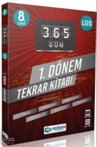 8.Sınıf	365 Gün 1.Dönem Tekrar Kitabı (Yeni) - 1