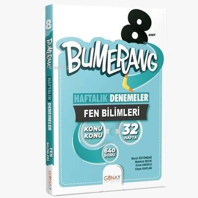 8.Sınıf LGS Bumerang 32 Haftalık Fen Bilimleri Denemeleri - 1