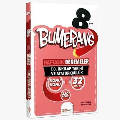 8.Sınıf LGS Bumerang 32 Haftalık T.C İnkılap Tarihi ve Atatürkçülük Denemeleri - 1