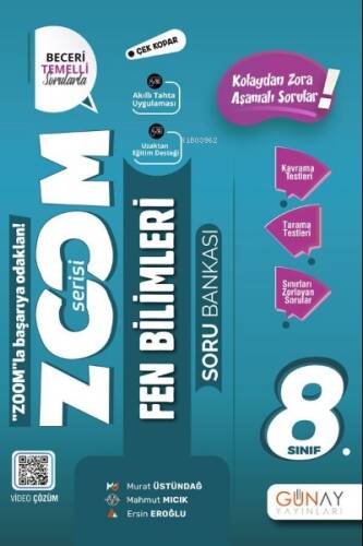 8.Sınıf LGS Yeni Zoom Fen Bilimleri Soru Bankası - 1