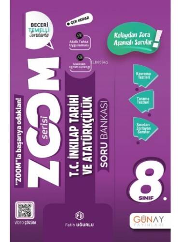 8.Sınıf LGS Yeni Zoom İnkılap Tarihi Soru Bankası - 1