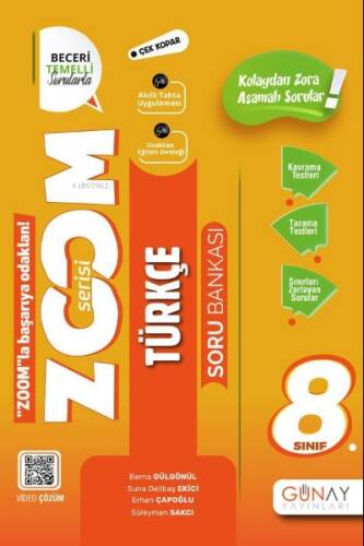 8.Sınıf LGS Yeni Zoom Türkçe Soru Bankası - 1