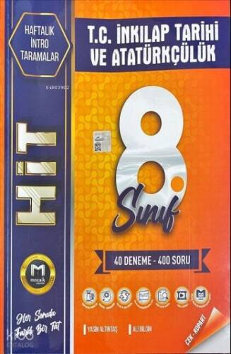 8.Sınıf Mozaik Hit 40 Lı Deneme İnkılap - 2023 - 1