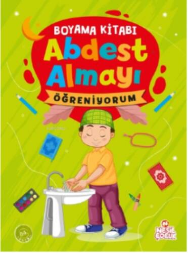 Abdest Almayı Öğreniyorum - Boyama Kitabı - 1