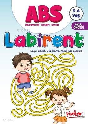 ABS Labirent - Seçici Dikkat, Odaklanma, Küçük Kas Gelişimi 5 - 6 Yaş - 1
