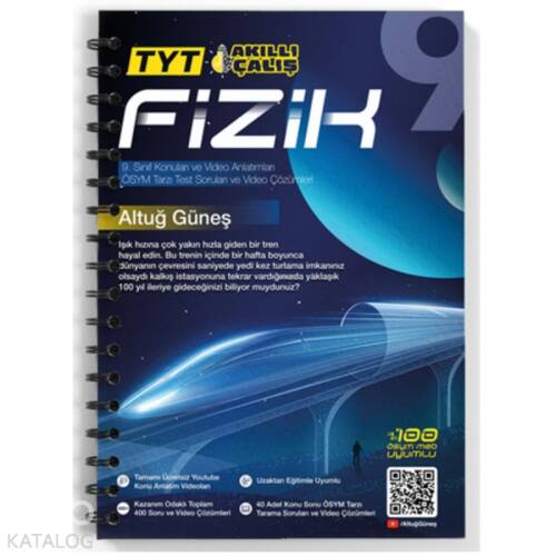 Altuğ Güneş Yayınları TYT Fizik 1. Kitap - 1