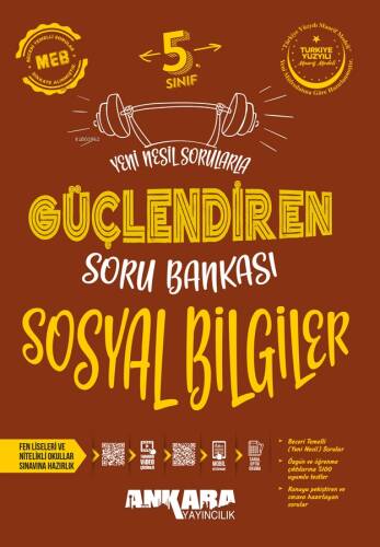 Ankara Yayıncılık 5. Sınıf Güçlendiren Sosyal Bilgiler Soru Bankası - 1