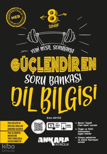 Ankara Yayıncılık 8. Sınıf Dil Bilgisi Güçlendiren Soru Bankası - 1