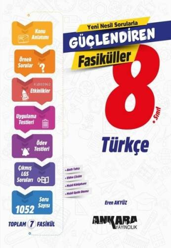 Ankara Yayıncılık 8. Sınıf Türkçe Güçlendiren SET Fasiküller - 1