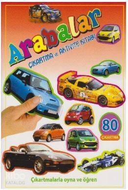 Arabalar-Çıkartma ve Aktivite Kitabı - 1