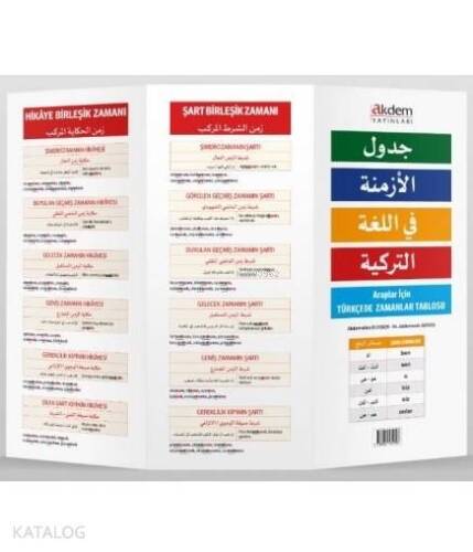 Araplar İçin Türkçede Zamanlar Tablosu - 1