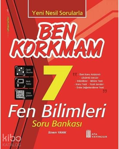 Ata 7. Sınıf Ben Korkmam Fen Bilimleri Soru Bankası - 1