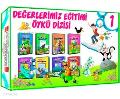Ata Yayıncılık Değerlerimiz Öykü Dizisi-1 (8'Li Kitap) - 1