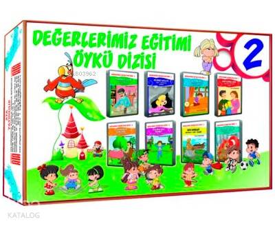 Ata Yayıncılık Değerlerimiz Öykü Dizisi-2 (8'Li Kitap) - 1