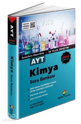 Aydın Yayınları AYT Kimya Konu Özetli Soru Bankası Aydın - 1