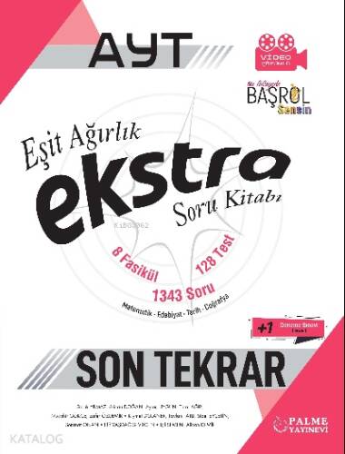 AYT Ekstra Eşit Ağırlık Soru Kitabı - 1