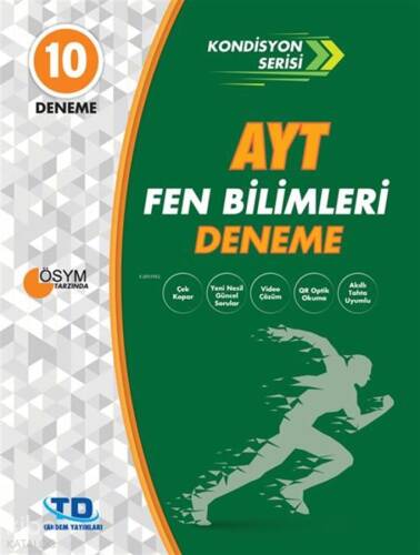 Ayt Kondisyon Fen Bilimleri 10 Deneme - 1