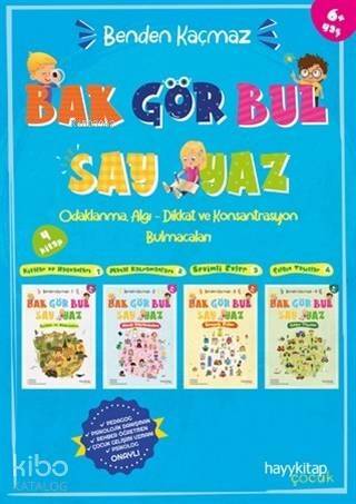 Benden Kaçmaz Set (4 Kitap Takım); Odaklanma, Algı-Dikkat ve Konsantrasyon Bulmacaları - 1