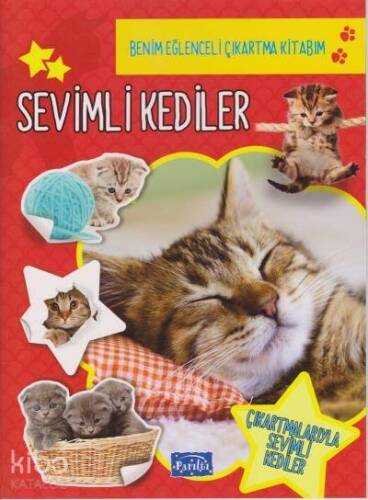 Benim Eğlenceli Çıkartma Kitabım Sevimli Kediler - 1