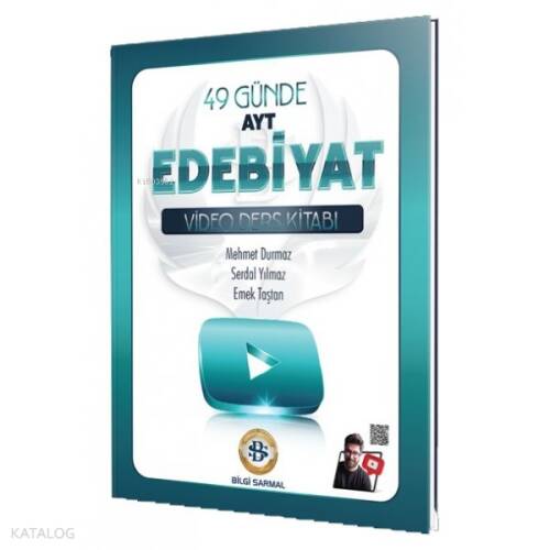 Bilgi Sarmal Yayınları AYT Edebiyat 49 Günde Video Ders Kitabı - 1