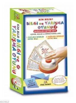 Bilgi ve Yarışma Oyunu - 9 - Değerler Eğitimi Seti Kim Bilir?; 1-Ayetlerle Değerler Eğitimi , 2-Hadislerle Değerler Eğitimi - 1