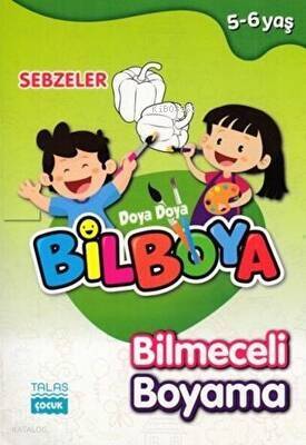 Bilmeceli Boyama Sebzeler (5-6) Yaş. - 1