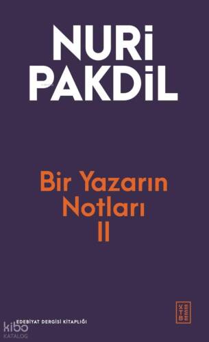 Bir Yazarın Notları 2 - 1