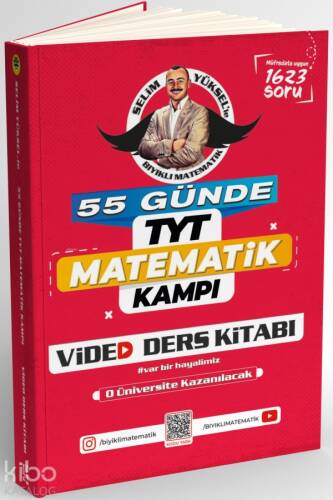 Bıyıklı Matematik 55 Günde TYT Matematik Kampı Video Ders Kitabı - 1