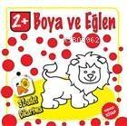 Boya ve Eğlen Kırmızı Kitap - 1
