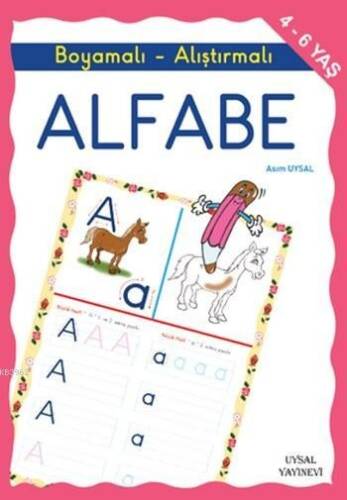 Boyamalı ve Alıştırmalı Alfabe - 1