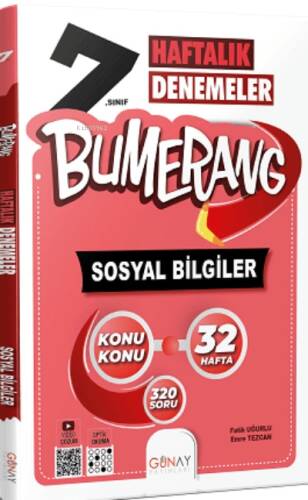 Bumerang 32 Haftalık Sosyal Bilgiler Denemeleri - 1