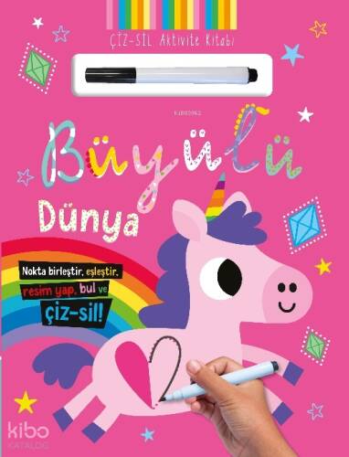 Büyülü Dünya;Çiz – Sil Aktivite Kitabı - 1