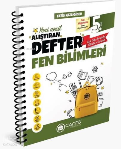 Çanta Yayınları 5. Sınıf Fen Bilimleri Okula Yardımcı Alıştıran Defter 2024-2025 - 1