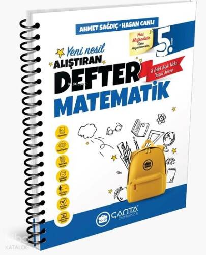 Çanta Yayınları 5.Sınıf Matematik Okula Yardımcı Alıştıran Defter 2024-2025 - 1