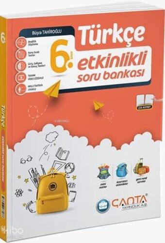 Çanta Yayınları 6. Sınıf Türkçe Etkinlikli Soru Bankası - 1